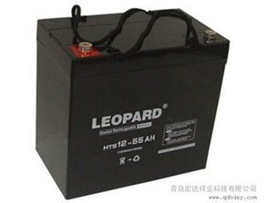 谷瀑环保推荐 美洲豹Leopard蓄电池HTS12-55（12V55Ah）全解析